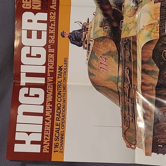 Tamiya King Tiger 1:16 Scale Radio Control Tank NOW IN STOCK Poster 56007 - Picture 2 of 8